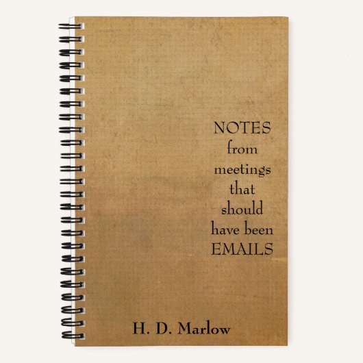 Notitieboek, gepersonaliseerde  look en leuke quot notitieboek (Voorkant)