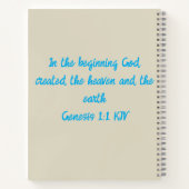 Notitieboek "God is heel creatief" (Achterkant)