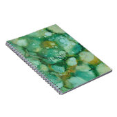 Notitieboek "Gold Dusted Flowers" Personaliseert u (Rechterzijde)