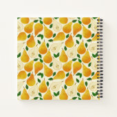 Notitieboek Golden Pears Pattern (Achterkant)