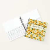Notitieboek Golden Pears Pattern (Binnen)