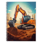 Notitieboek - graafmachine (Voorkant)