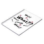 Notitieboek grappige tekst (Linkerzijde)