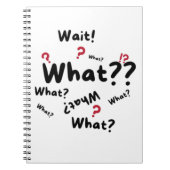 Notitieboek grappige tekst (Voorkant)