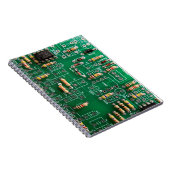 Notitieboek Groen ontwerp voor circuitbordsessie (Rechterzijde)