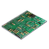 Notitieboek Groen ontwerp voor circuitbordsessie (Linkerzijde)