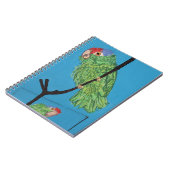 notitieboek groene papegaai (Linkerzijde)