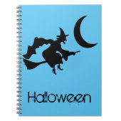 Notitieboek - Halloween Flying Witch (Voorkant)