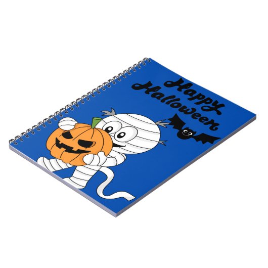 Notitieboek Halloween, mummie (Linkerzijde)