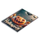 Notitieboek Halloween pompoenen (Linkerzijde)