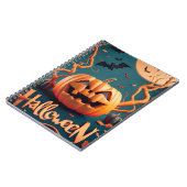 Notitieboek Halloween pompoenen (Linkerzijde)