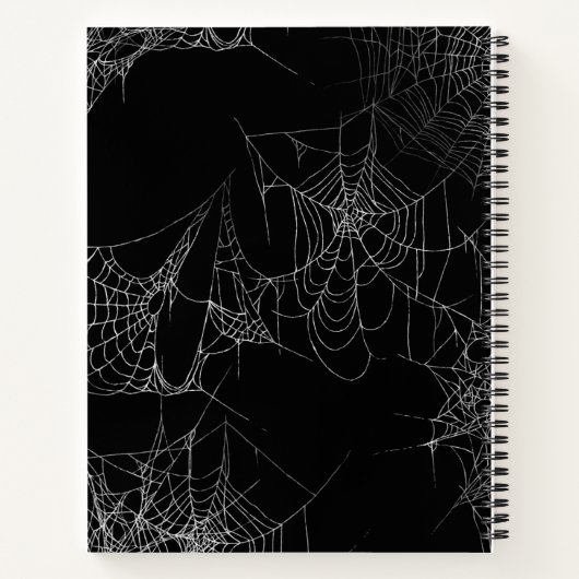 Notitieboek Halloween Spider Web (Achterkant)