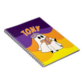 Notitieboek hallowen spook geschenk voor jongen (Rechterzijde)