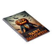 Notitieboek happy Halloween pompoenen (Rechterzijde)