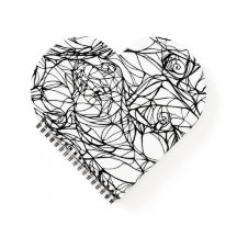 Notitieboek hart: DIY Kleur in eigen persoon: kuns