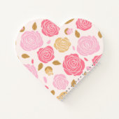 Notitieboek-Heart Floral Notitieboek (Achterkant)