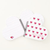 Notitieboek Hearts boek (Binnen)