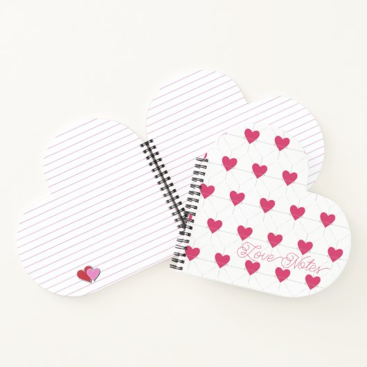 Notitieboek Hearts boek (Binnen)
