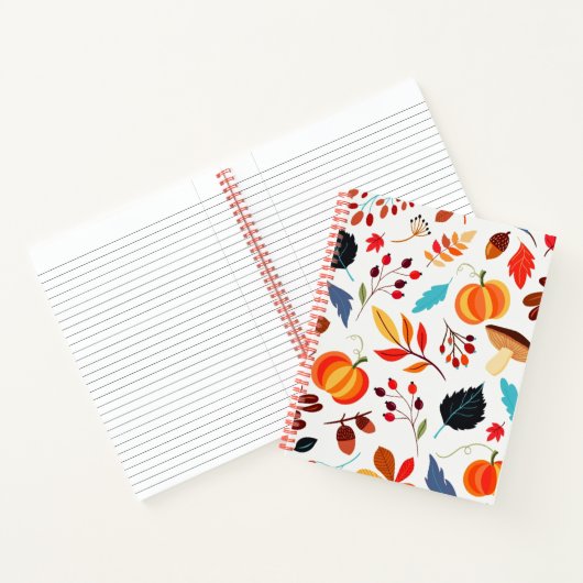 Notitieboek herfstpatroon (Binnen)