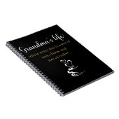 Notitieboek - Het leven van oma: waar elke dag... (Rechterzijde)