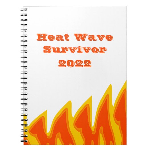 Notitieboek hittegolf 2022 (Voorkant)