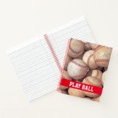 Notitieboek-honkbal Notitieboek (Binnen)