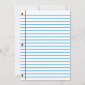 Notitieboek huwelijksuitnodiging - Uitnodigen Kaart (Achterkant)