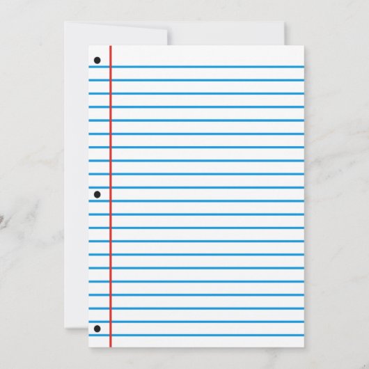 Notitieboek huwelijksuitnodiging - Uitnodigen Kaart (Achterkant)