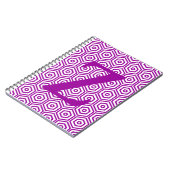 Notitieboek - Initiaal met Hexagon Patroon (Linkerzijde)