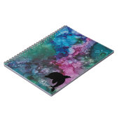 Notitieboek "Inkblots/Dolphin" Personaliseren (Linkerzijde)