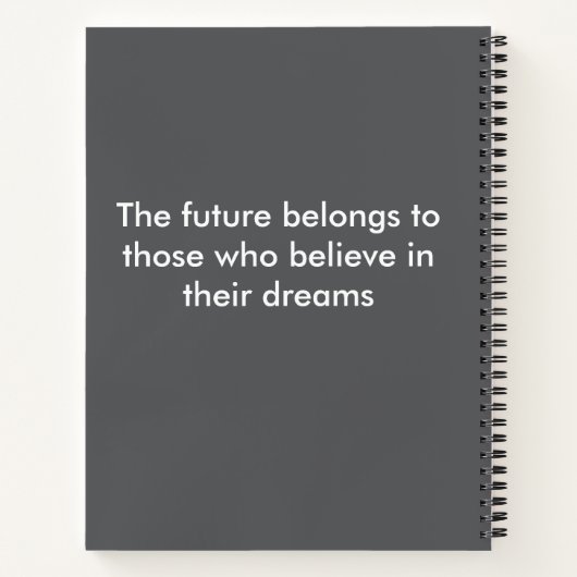 Notitieboek Inspirerend offertes (Achterkant)