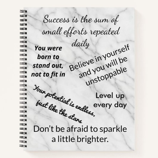 Notitieboek Inspirerend offertes (Voorkant)