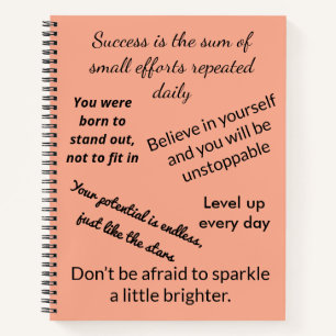 Notitieboek Inspirerend offertes