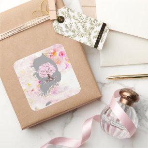 Notitieboek Ipad Air Hoesje Koreaanse wortels Vierkante Sticker