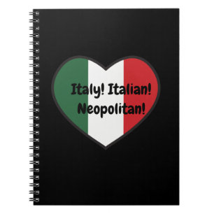NOTITIEBOEK - Italiaans thema.  tekst