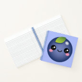 Notitieboek Kawaii Blueberry (Binnen)