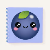 Notitieboek Kawaii Blueberry (Voorkant)