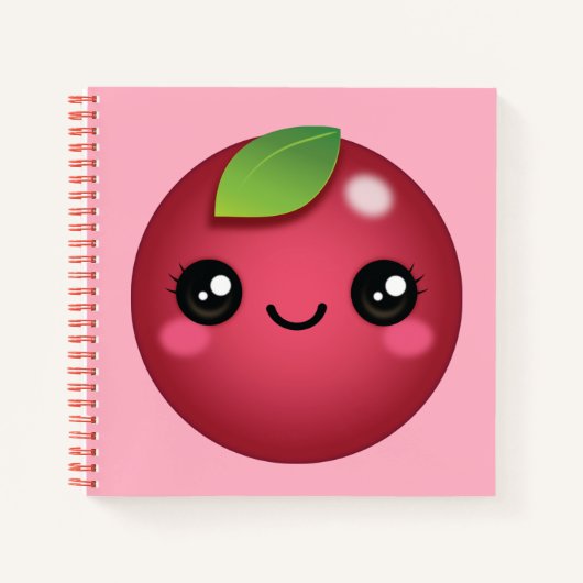 Notitieboek Kawaii Cranberry (Voorkant)