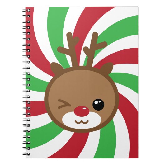 Notitieboek Kawaii Reindeer (Voorkant)