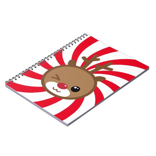 Notitieboek Kawaii Reindeer (Linkerzijde)