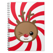 Notitieboek Kawaii Reindeer (Voorkant)