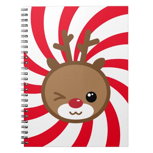 Notitieboek Kawaii Reindeer (Voorkant)
