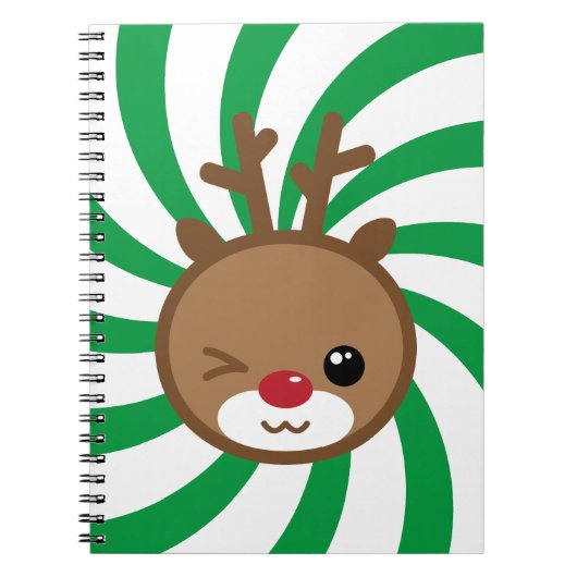 Notitieboek Kawaii Reindeer (Voorkant)