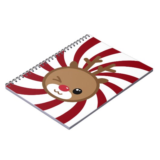 Notitieboek Kawaii Reindeer (Linkerzijde)