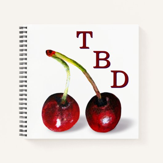 Notitieboek kersen (Voorkant)