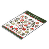 Notitieboek kerstvakantieplanner aftellen (Linkerzijde)