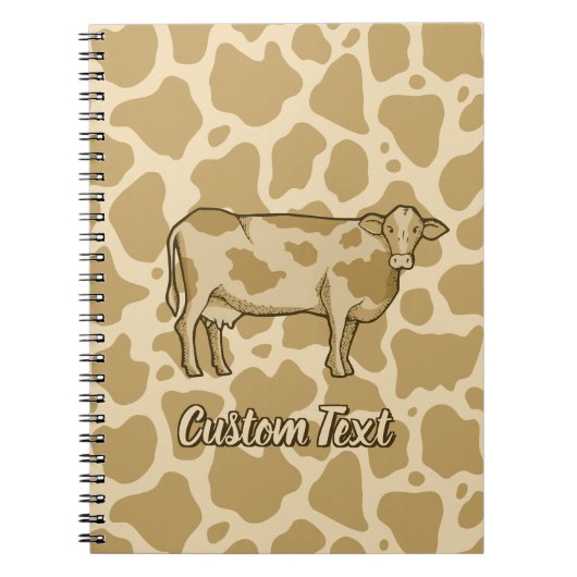 Notitieboek koe profiel (Voorkant)