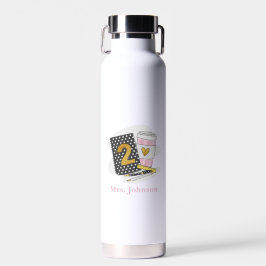 Notitieboek Koffie tweede graad leraar zwart prepp Waterfles