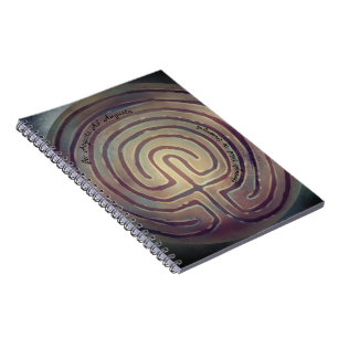 Notitieboek labyrint symbool