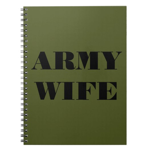 Notitieboek Legervrouw (Voorkant)